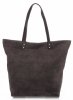 Kožené kabelka shopper bag Vittoria Gotti šedá V915